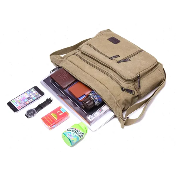 Canvas Messenger Bag Model 27814-2
