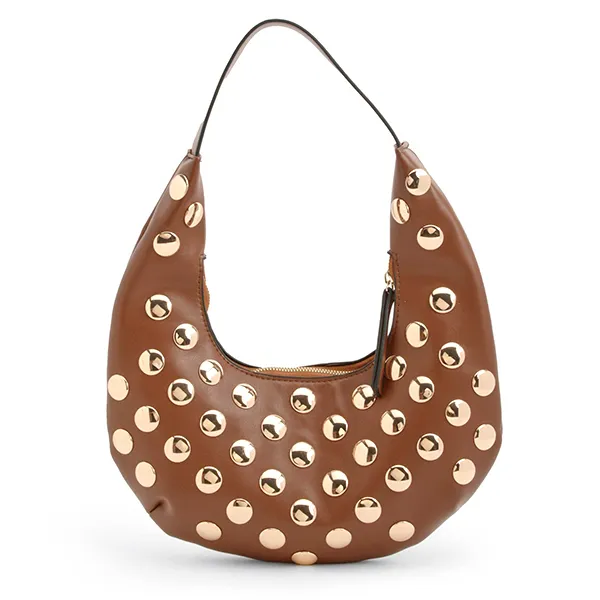 H27808 Big Hobo Shoulder Bag with Studs -1