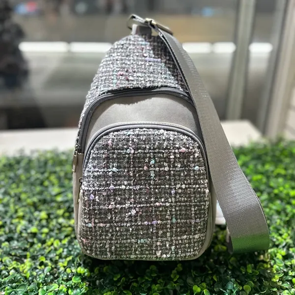 H27830 Kids Tweed Sling Bag-2