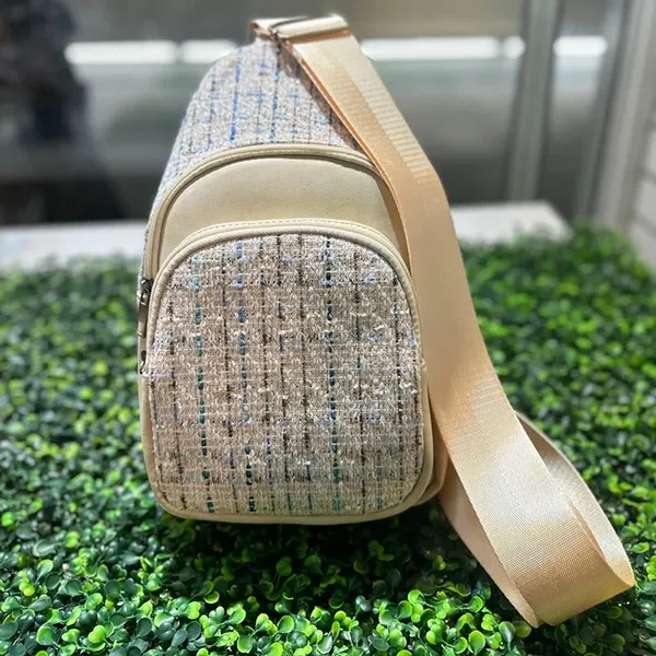 H27830 Kids Tweed Sling Bag-3