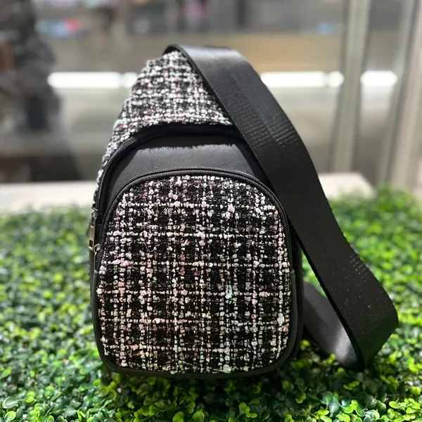 H27830 Kids Tweed Sling Bag-5