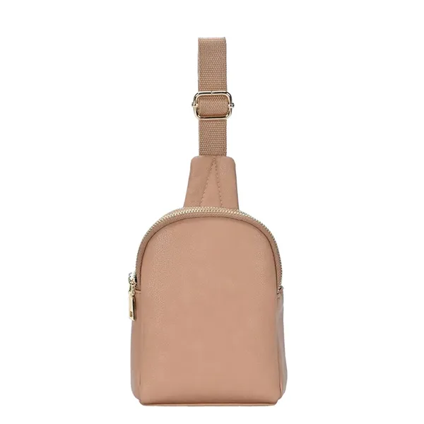 H27831 Janice Double Metal Zip Mini Sling Bag-2