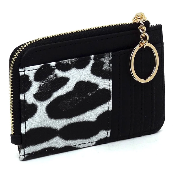 H27836 Small But Big Card Slots Keychain Wallet -3