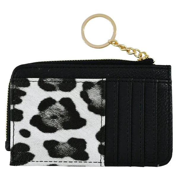 H27836 Small But Big Card Slots Keychain Wallet -4