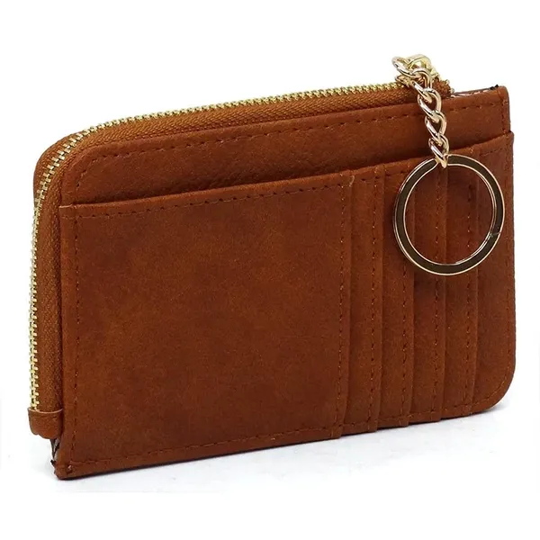 H27836 Small But Big Card Slots Keychain Wallet -6